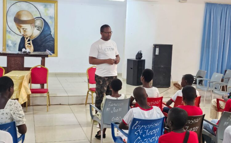  Sensibilisation des enfants de la paroisse Saint jean de Cocody sur les Méfaits de la Drogue